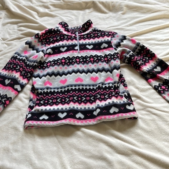 Children Place quarter zip fleece sweatshirt size small 5/6 - Picture 3 of 8